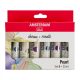 Talens Amsterdam akrilfesték készlet 6x20ml - gyöngyház színek