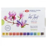 St. Petersburg 'White Nights' Botanica akvarellfesték 12szilke/készlet műanyag dobozban