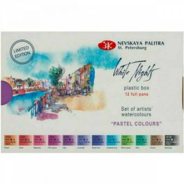   St. Petersburg 'White Nights' Pastel Colours akvarellfesték 12szilke/készlet műanyag dobozban