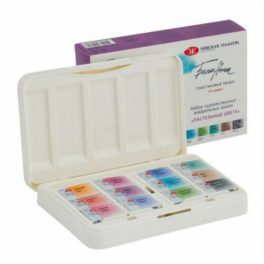   St. Petersburg 'White Nights' Pastel Colours akvarellfesték 12szilke/készlet műanyag dobozban