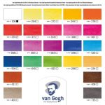 Akvarellfesték klt. 24szín "Botanical colours", Van Gogh TALENS
