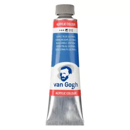   Talens Van Gogh akrilfesték 40ml, kobaltkék (Cobalt Blue Ultramarine) 512