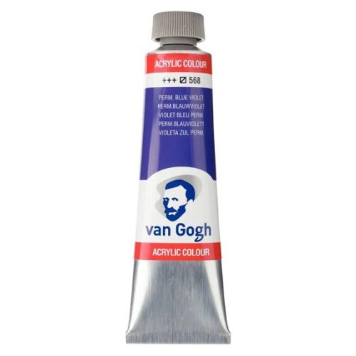 Talens Van Gogh akrilfesték 40ml, (Permanent Blue Violet) 568