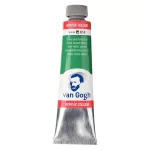 Talens Van Gogh akrilfesték 40ml, középzöld (Permanent Green Medium) 614