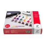 Talens Van Gogh akrilfesték készlet - Starter Box XL 19 db-os, fadobozos