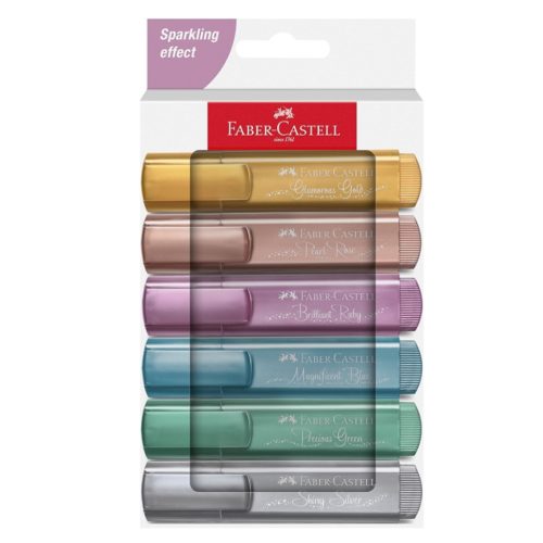 Faber-Castell szövegkiemelő készlet metál (6db)