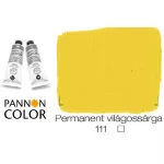 Pannoncolor akrilfesték, permanens világossárga 111/1, 38ml