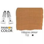 Pannoncolor akrilfesték, világos okker 112/1, 38ml