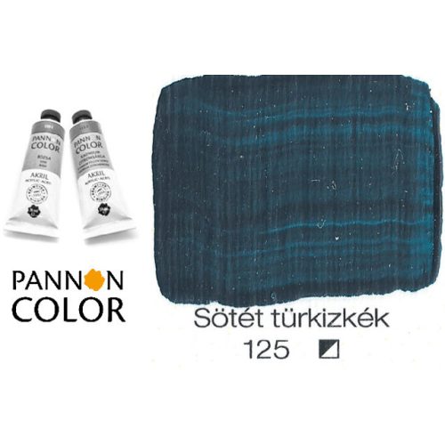 Pannoncolor akrilfesték, sötét türkizkék 125/1, 38ml