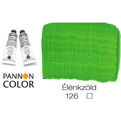 Pannoncolor akrilfesték, élénkzöld 126/1, 38ml