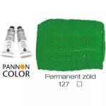 Pannoncolor akrilfesték, permanens zöld 127/1, 38ml