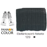 Pannoncolor akrilfesték, csontfekete 129/2, 38ml