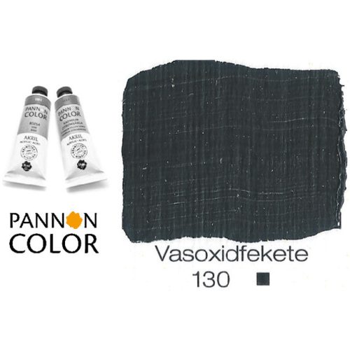 Pannoncolor akrilfesték, vasoxidfekete 130/1, 38ml