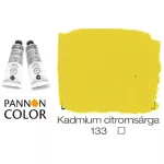 Pannoncolor akrilfesték, kadmium citromsárga 133/2, 38ml
