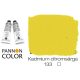 Pannoncolor akrilfesték, kadmium citromsárga 133/2, 38ml