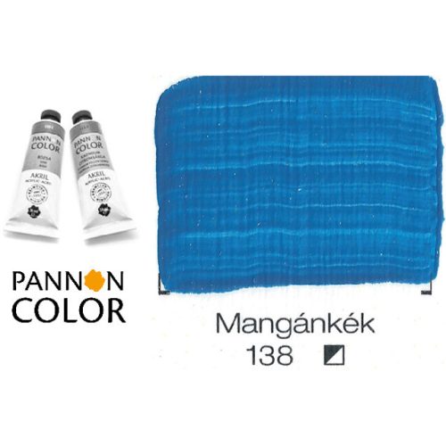 Pannoncolor akrilfesték, mangánkék 138/2, 38ml