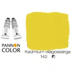Pannoncolor akrilfesték, kadmium világossárga 142/2, 38ml
