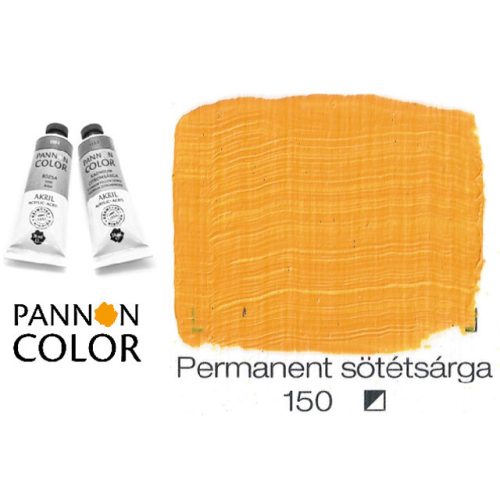Pannoncolor akrilfesték, permanens sötét sárga 150/1, 38ml