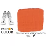 Pannoncolor akrilfesték, permanens világos vörös 154/1, 38ml