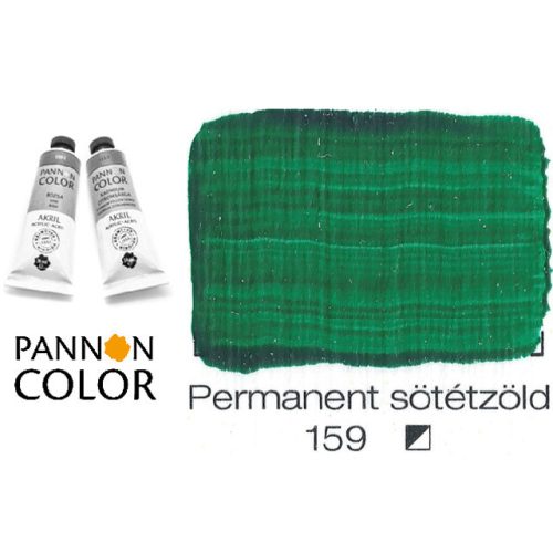 Pannoncolor akrilfesték, permanens sötétzöld 159/1, 38ml
