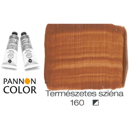 Pannoncolor akrilfesték, természetes sziéna 160/1, 38ml