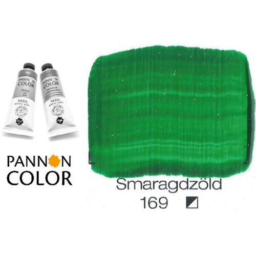 Pannoncolor akrilfesték, smaragdzöld 169/1, 38ml