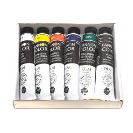 Pannoncolor olajfesték művész alapkészlet 6*22ml