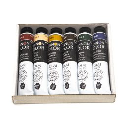   Pannoncolor olajfesték művész kiegészítőkészlet 6*22ml