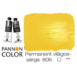   Pannoncolor olajfesték, permanent világossárga 806/1, 38ml ***