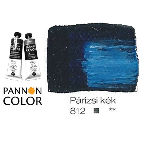 Pannoncolor olajfesték, párizsi kék 812/1, 38ml *
