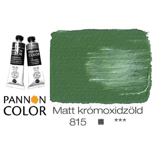 Pannoncolor olajfesték, matt krómoxizöld 815/2, 38ml *