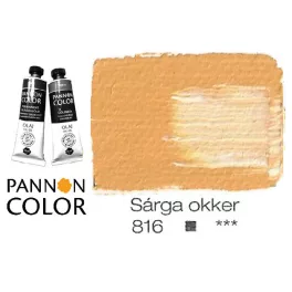 Pannoncolor olajfesték, sárgaokker 816/2, 38ml*