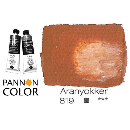 Pannoncolor olajfesték, aranyokker 819/1, 38ml *
