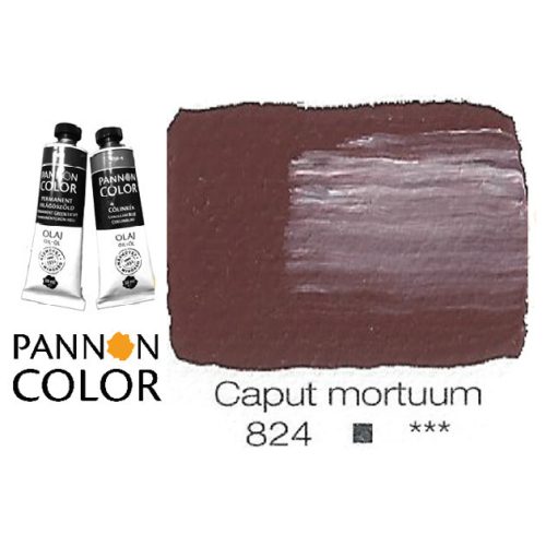 Pannoncolor olajfesték, caputmortun 824/1, 38ml **