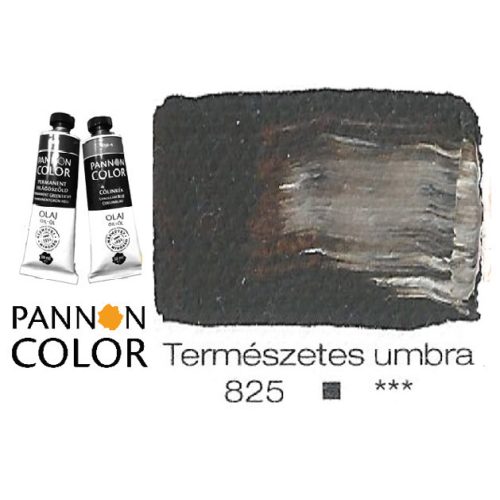 Pannoncolor olajfesték, természetes umbra 825/1, 38ml
