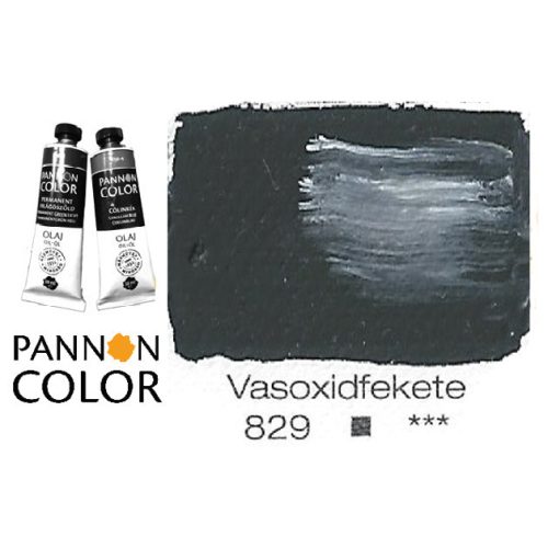 Pannoncolor olajfesték, vasoxidfekete 829/1, 38ml *