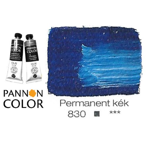 Pannoncolor olajfesték, permanentkék 830/1, 38ml *