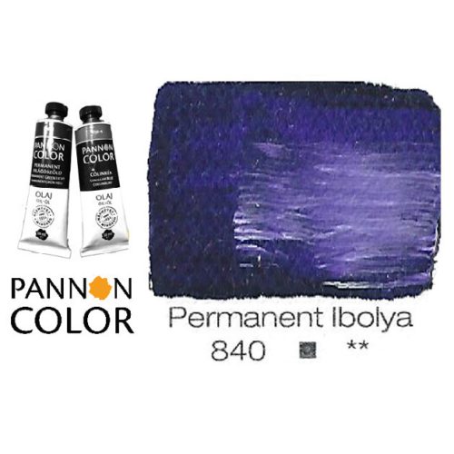 Pannoncolor olajfesték, permanent ibolya 840/1, 38ml *