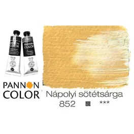   Pannoncolor olajfesték, nápolyi sötétsárga 852/2, 38ml *