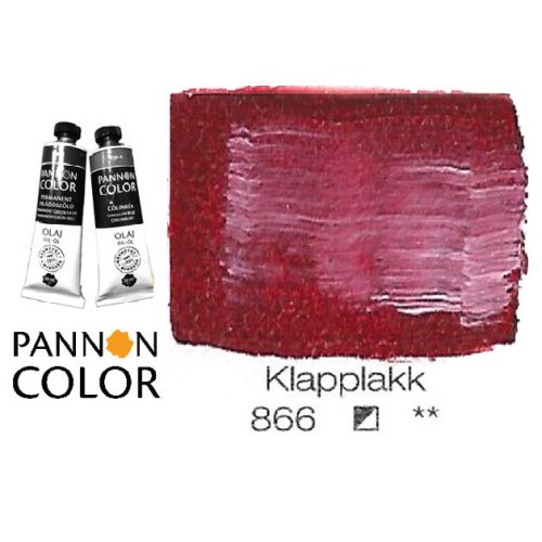 Pannoncolor olajfesték, krapplakk 866/4, 38ml ***