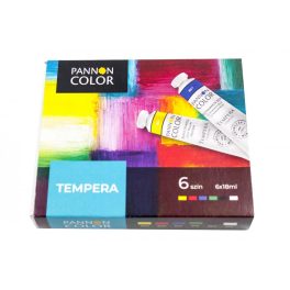 Pannoncolor tempera készlet 6*18ml