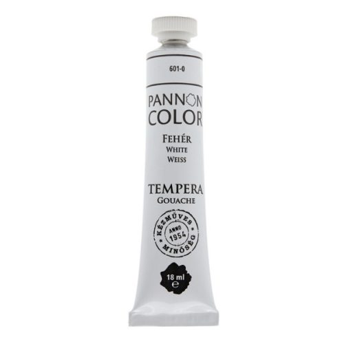 Pannoncolor tempera 18ml, fehér