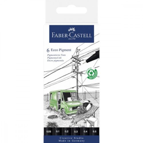 Faber-Castell Ecco Pigment tűfilc szett 6db