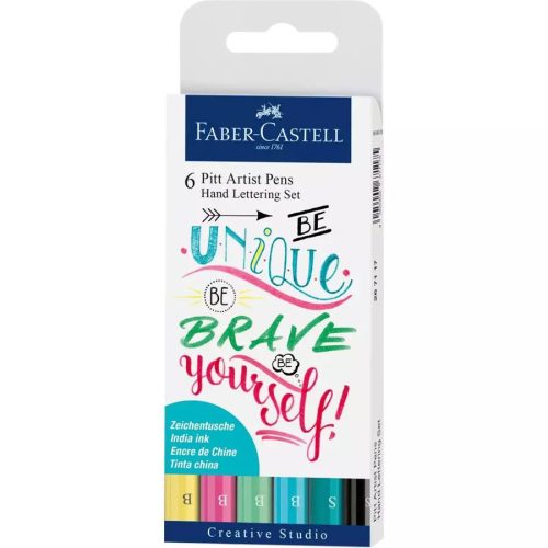Faber-Castell Pitt művész filctoll  levélíró szett - pasztell árnyalatok 6db