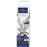 Faber-Castell Pitt művész filctoll készlet 4db Comic black 