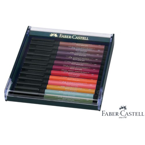 Faber-Castell Pitt filctoll készlet 12db-os földszínek