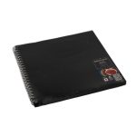 FABRIANO rajztömb fekete, spirálos 190gr, 30x30cm/40lap