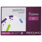 FABRIANO Tiziano tömb, pasztell fehér 160gr, 23x30,5cm/24lap 