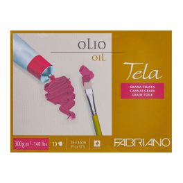 FABRIANO Tela olajfestő tömb 300gr18*24cm - 10lap