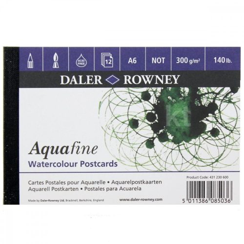Daler Rowney Aquafine akv.tömb képeslap A6 300g 12lap